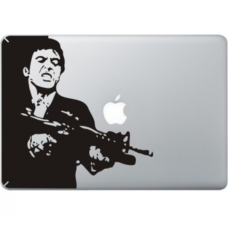 Scarface MacBook Sticker Zwarte Stickers